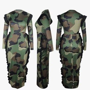 Camo Maxi Dress